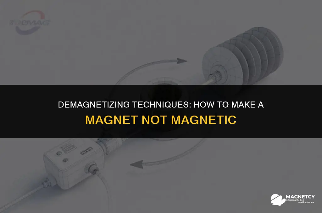 how to make a magnet not magnetic