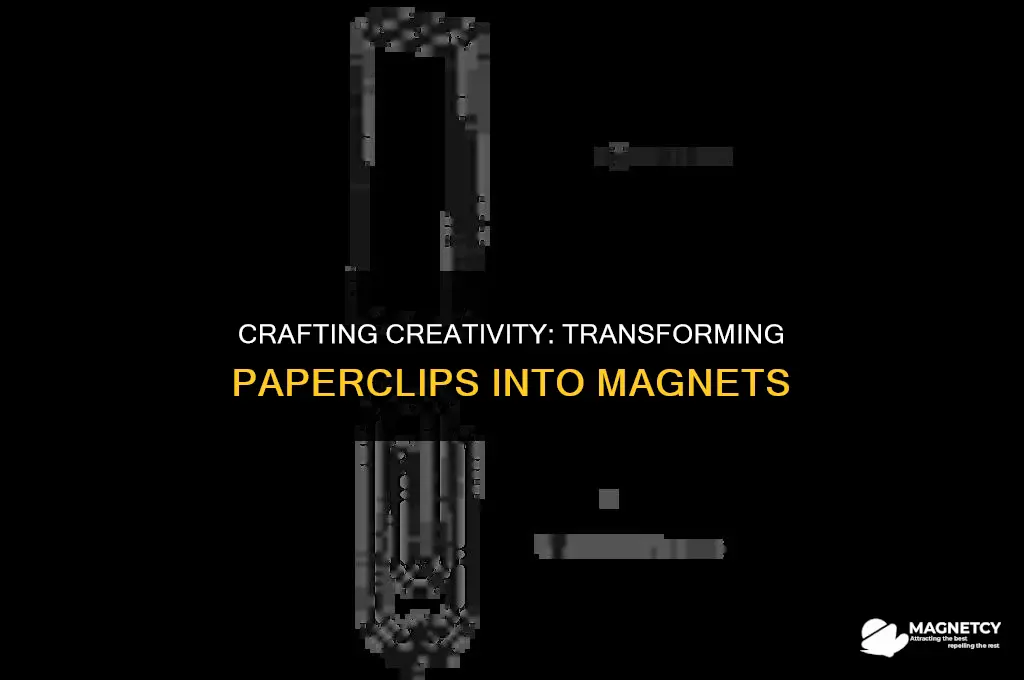 how to make a magnet out of a paperclip