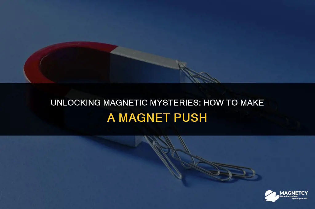 how to make a magnet push