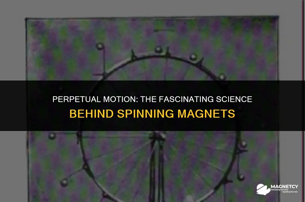 how to make a magnet spin forever