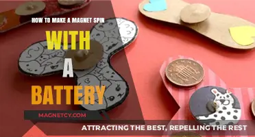 DIY Magnetic Spinner: Powering Creativity with a Simple Battery Hack