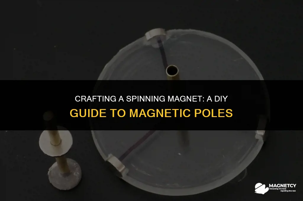 how to make a magnet that spins for poles