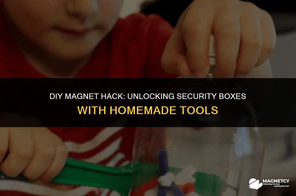 how to make a magnet to open security box