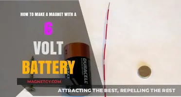 DIY Magnet Creation: Powering Up with a 6-Volt Battery