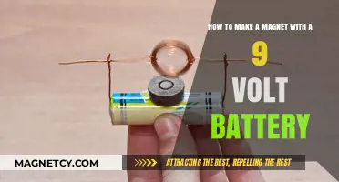 DIY Magnet Creation: Powering Up with a 9-Volt Battery