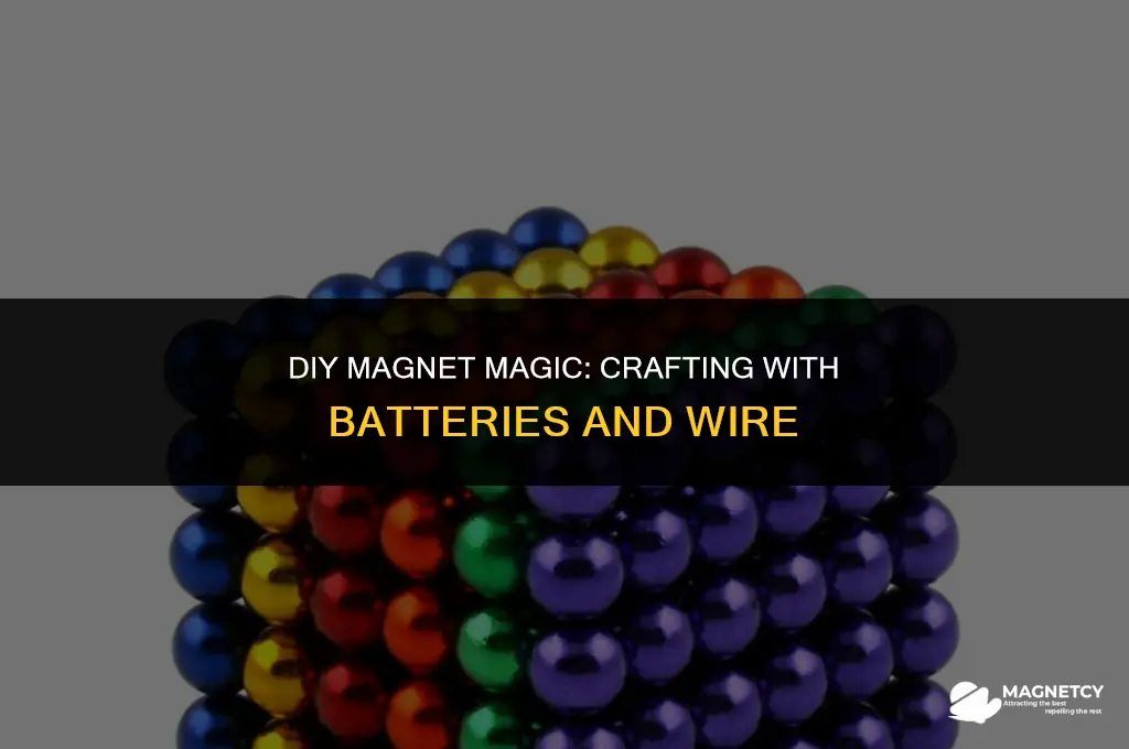 how to make a magnet with a battery and wire