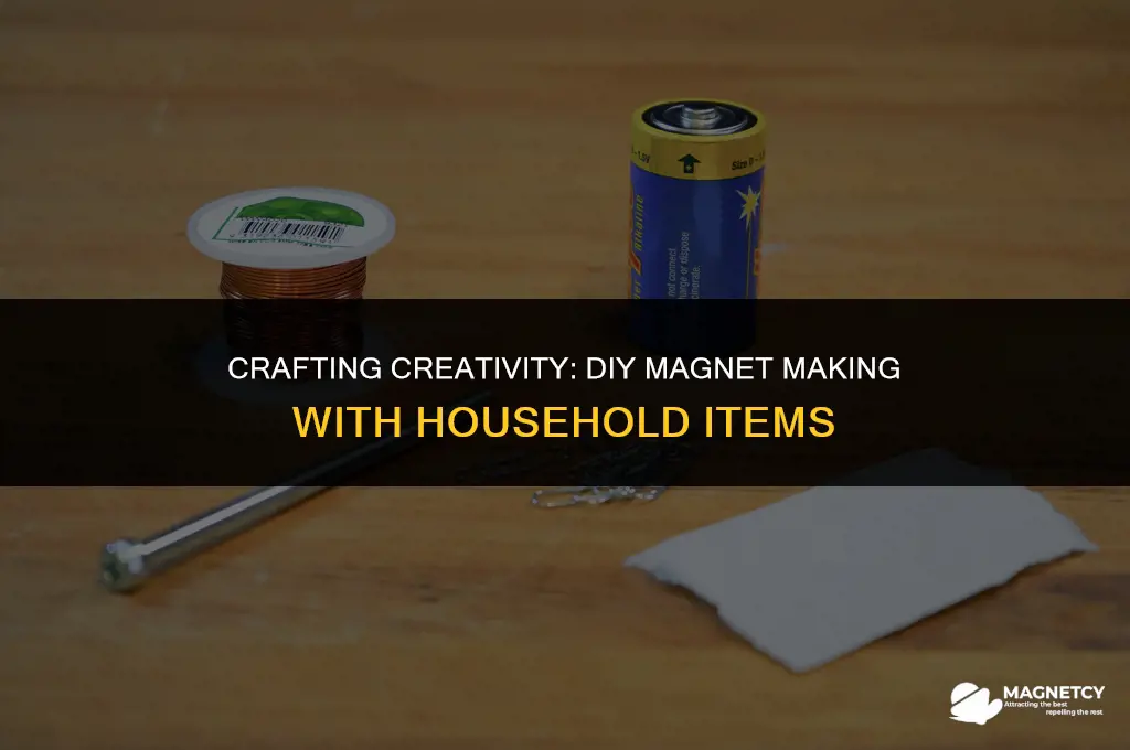 how to make a magnet with house stuff