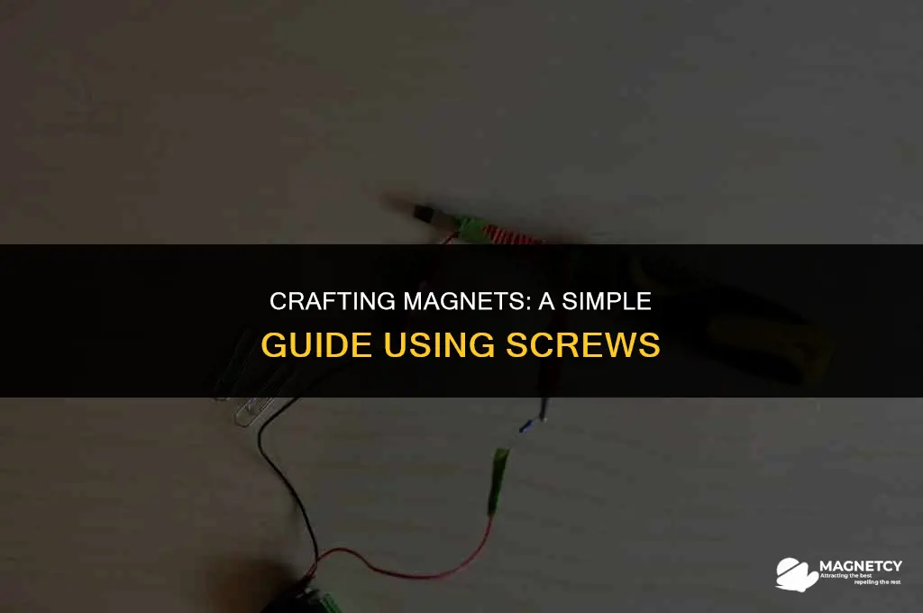 how to make a magnet with screw