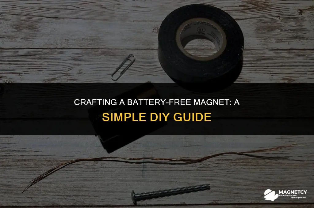 how to make a magnet without a battery