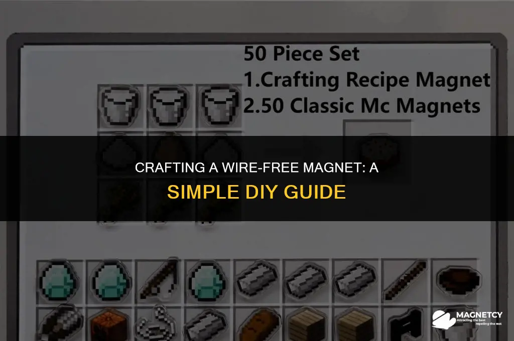 how to make a magnet without wire