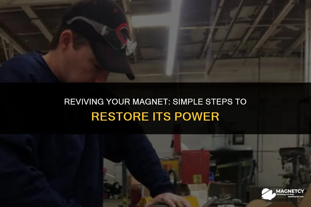 how to make a magnet work again