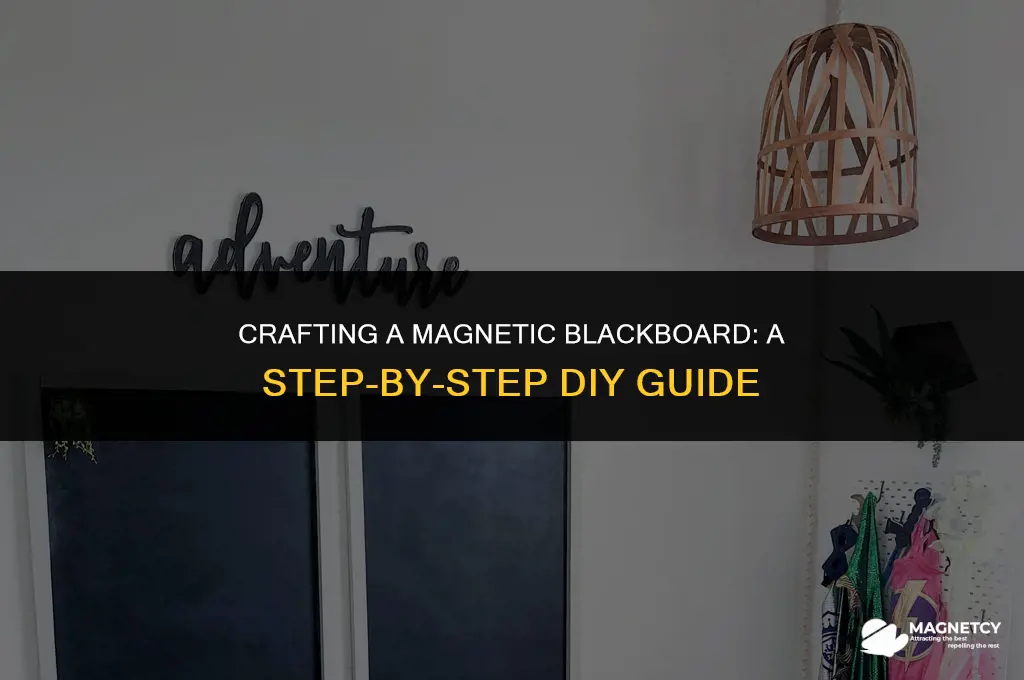 how to make a magnetic blackboard