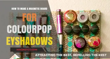 DIY Magnetic Board for ColourPop Eyeshadows: A Step-by-Step Guide