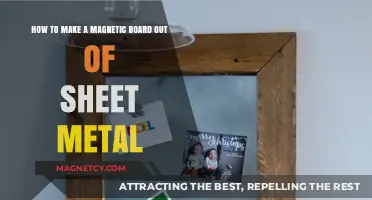 DIY Magnetic Board: Transforming Sheet Metal into a Functional Space