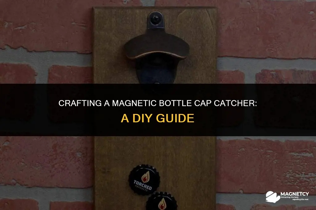 how to make a magnetic bottle cap catcher