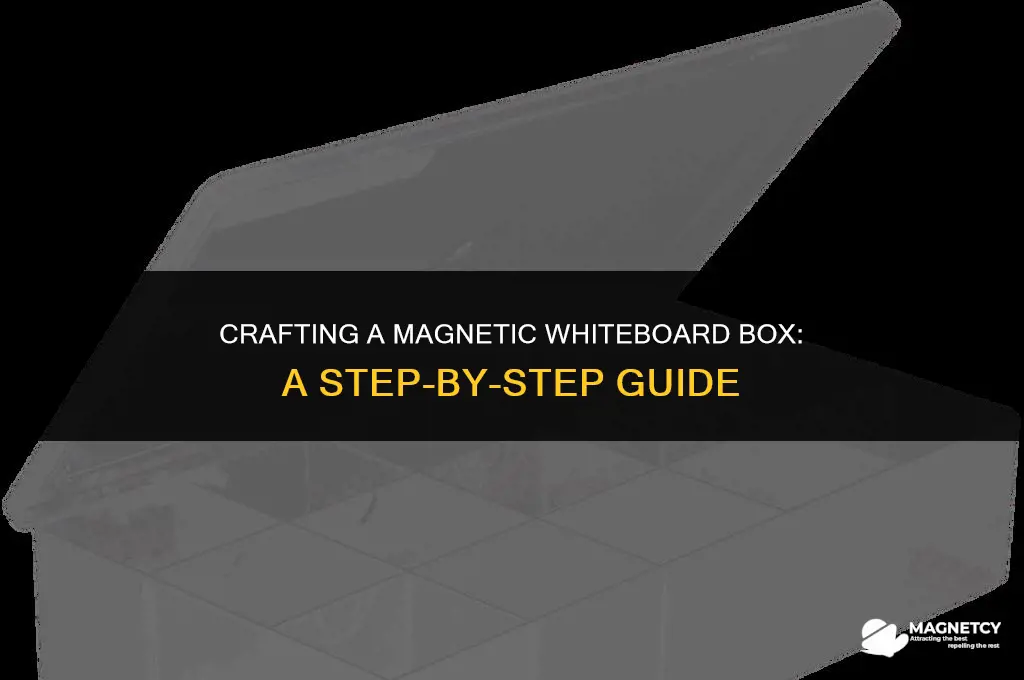 how to make a magnetic box for whiteboard