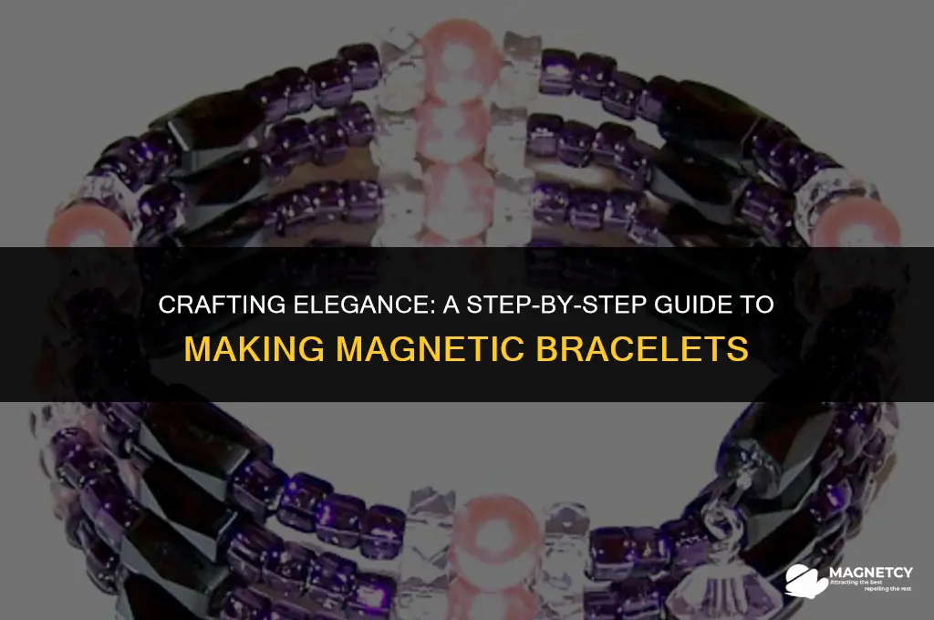 how to make a magnetic bracelet
