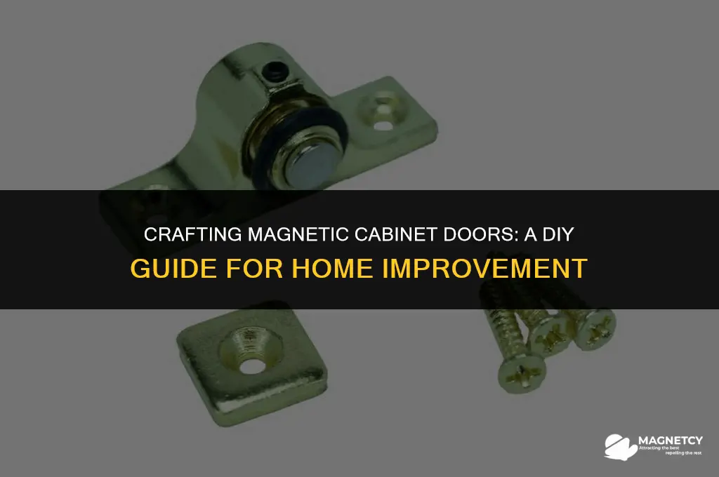 how to make a magnetic cabinet door