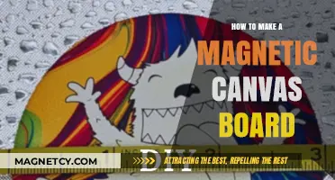 Crafting Creativity: DIY Magnetic Canvas Board Tutorial