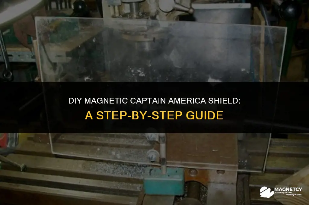 how to make a magnetic captain america shield