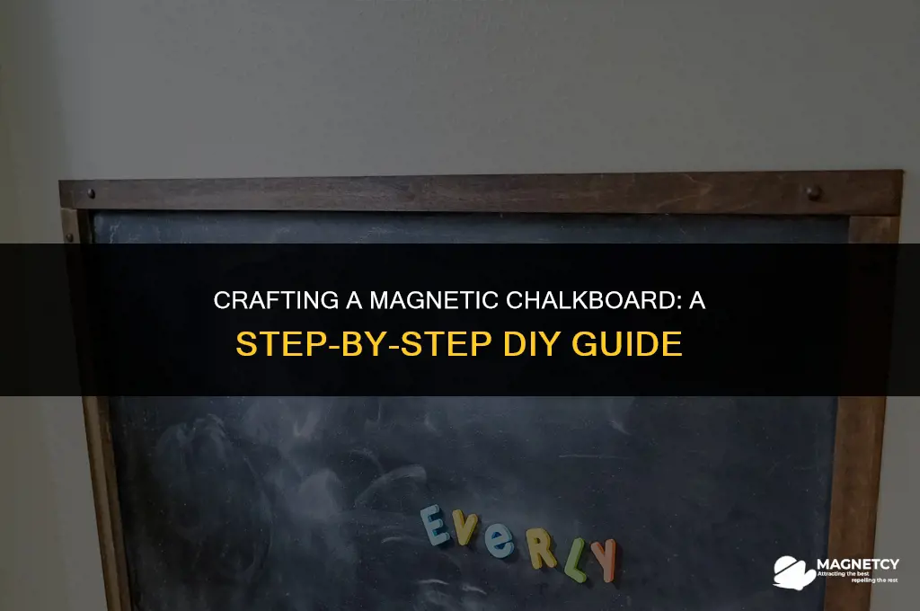 how to make a magnetic chalkboard