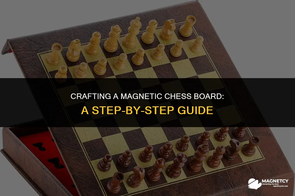 how to make a magnetic chess board