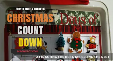Crafting a Festive Magnetic Christmas Countdown: A Step-by-Step Guide