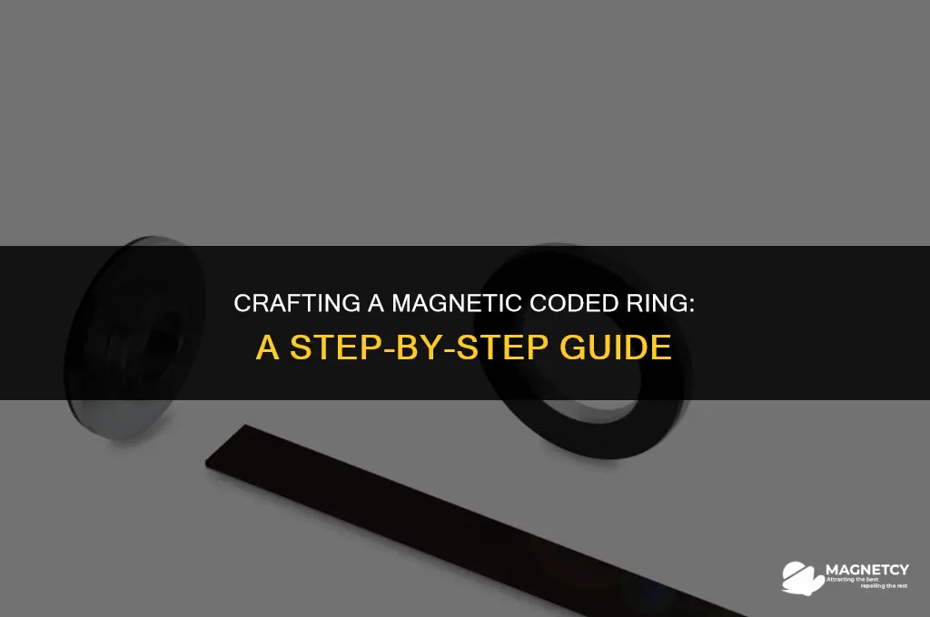 how to make a magnetic coded ring