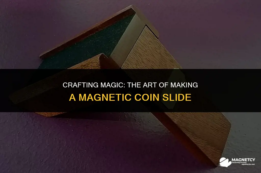how to make a magnetic coin slide