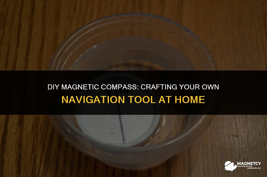 how to make a magnetic compass at home
