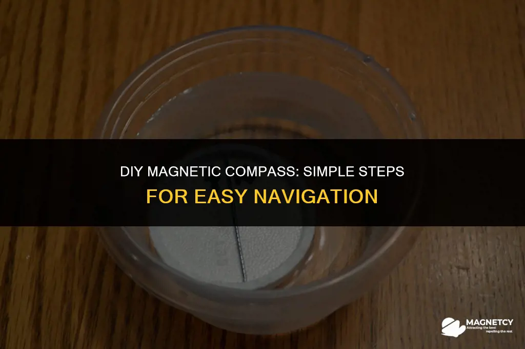 how to make a magnetic compass easy