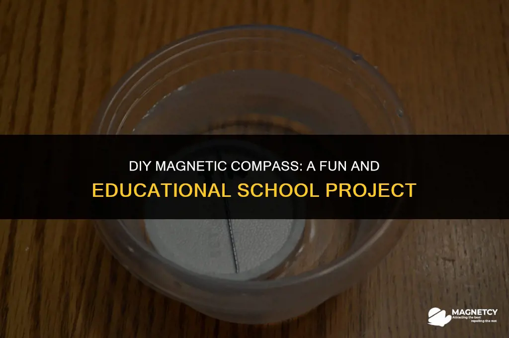 how to make a magnetic compass for school project