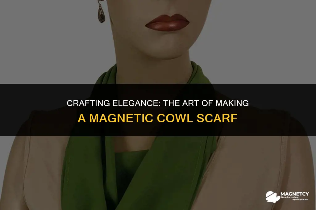 how to make a magnetic cowl scarf