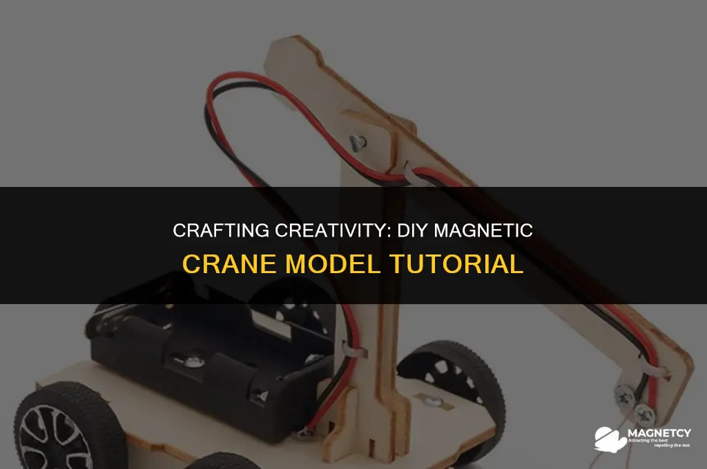 how to make a magnetic crane model