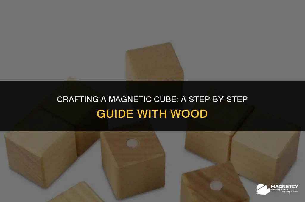 how to make a magnetic cube woth wook