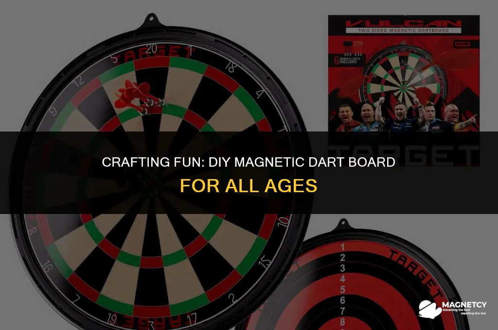 how to make a magnetic dart board