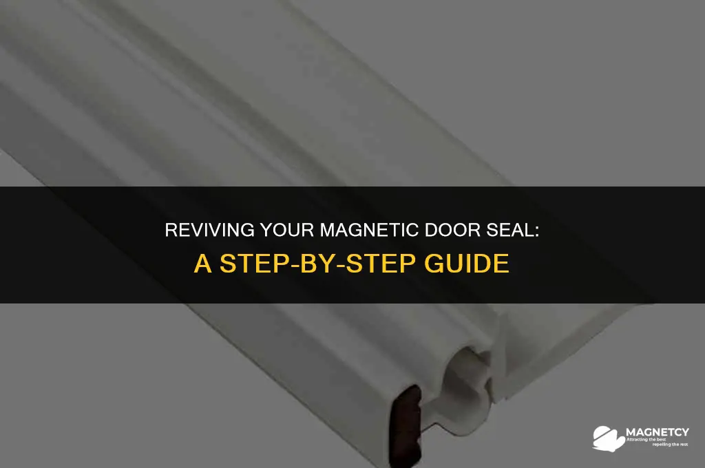 how to make a magnetic door seal work again