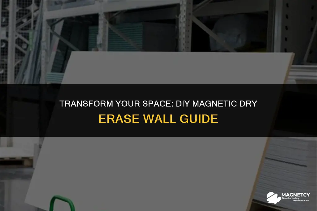 how to make a magnetic dry erase wall