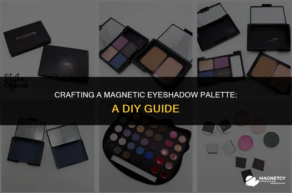 how to make a magnetic eyeshadow palette