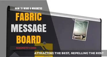 Crafting a Magnetic Fabric Message Board: A DIY Guide