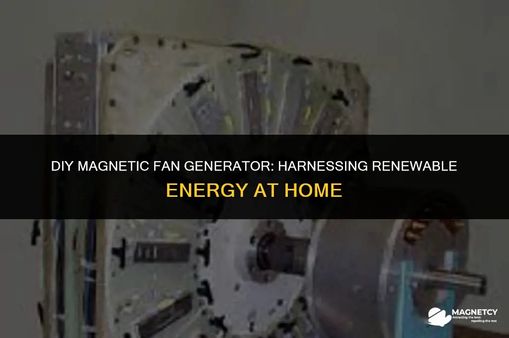 how to make a magnetic fan generator