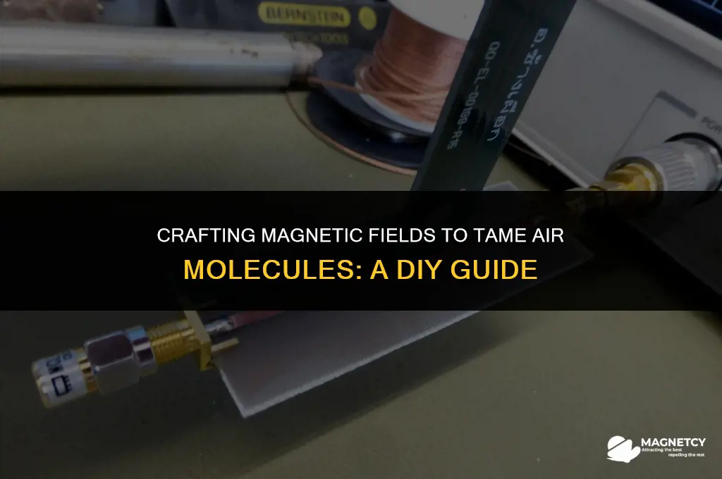 how to make a magnetic field to slow air molecules