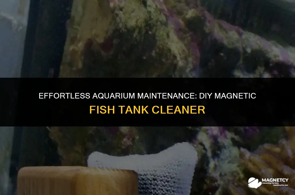 how to make a magnetic fish tank cleaner
