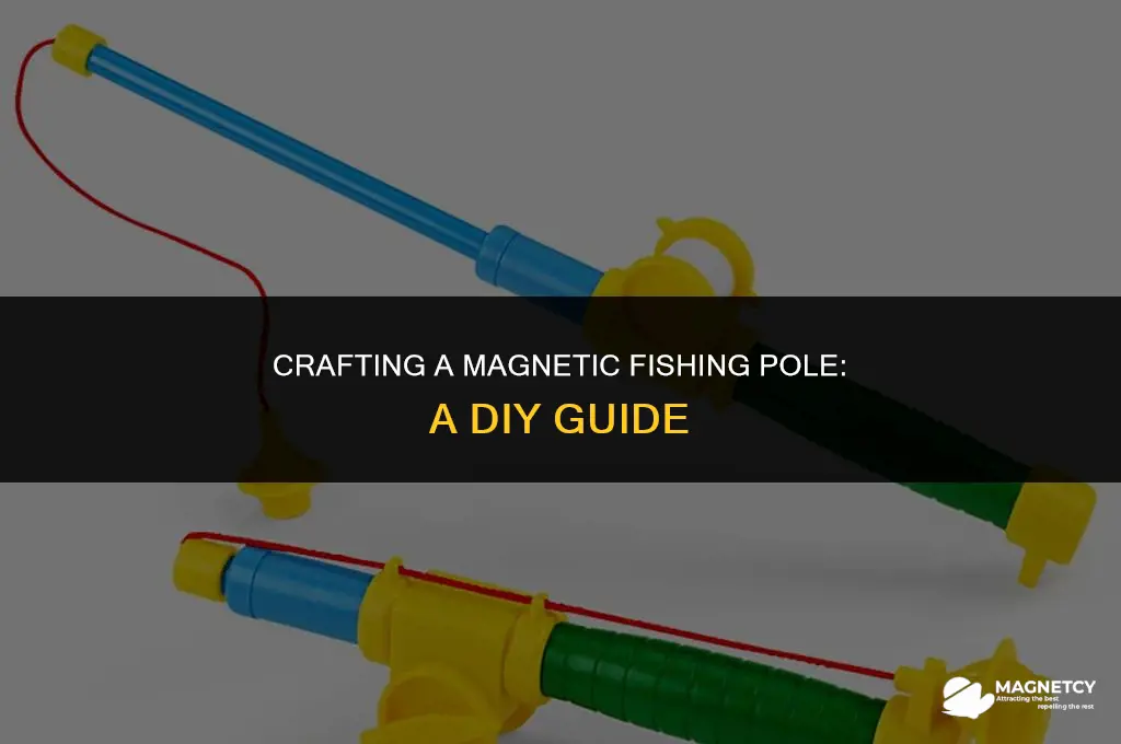 how to make a magnetic fishing pole