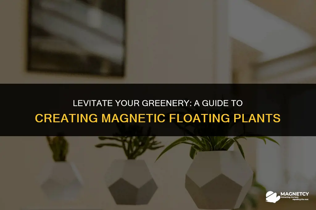 how to make a magnetic floating plant