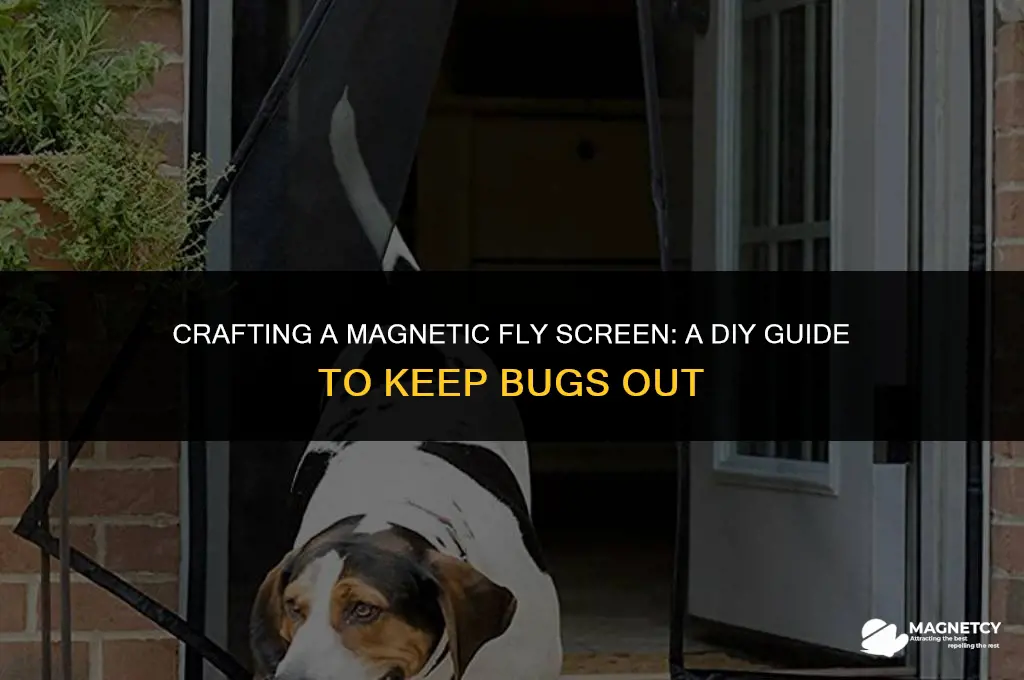 how to make a magnetic fly screen