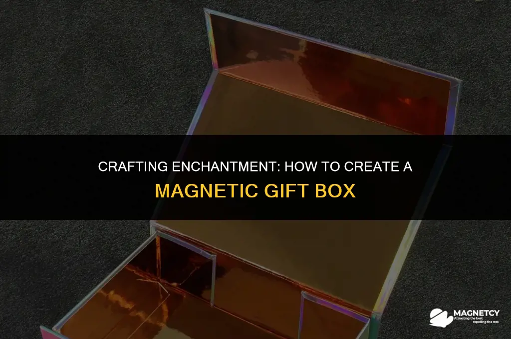 how to make a magnetic gift box