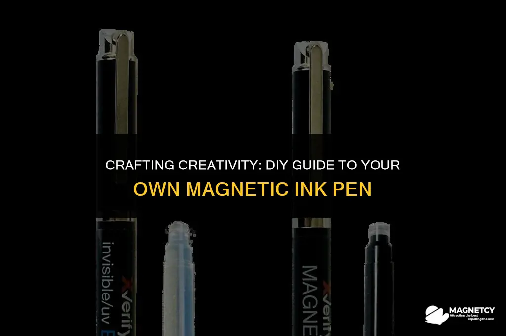 how to make a magnetic ink pen