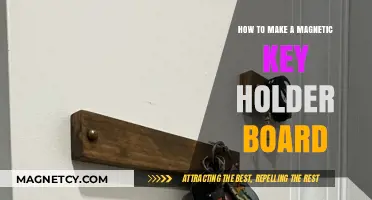 DIY Magnetic Key Holder Board: Organize Your Keys in Style