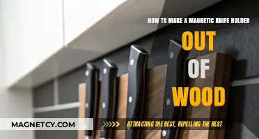 Crafting a Wooden Magnetic Knife Holder: A DIY Guide